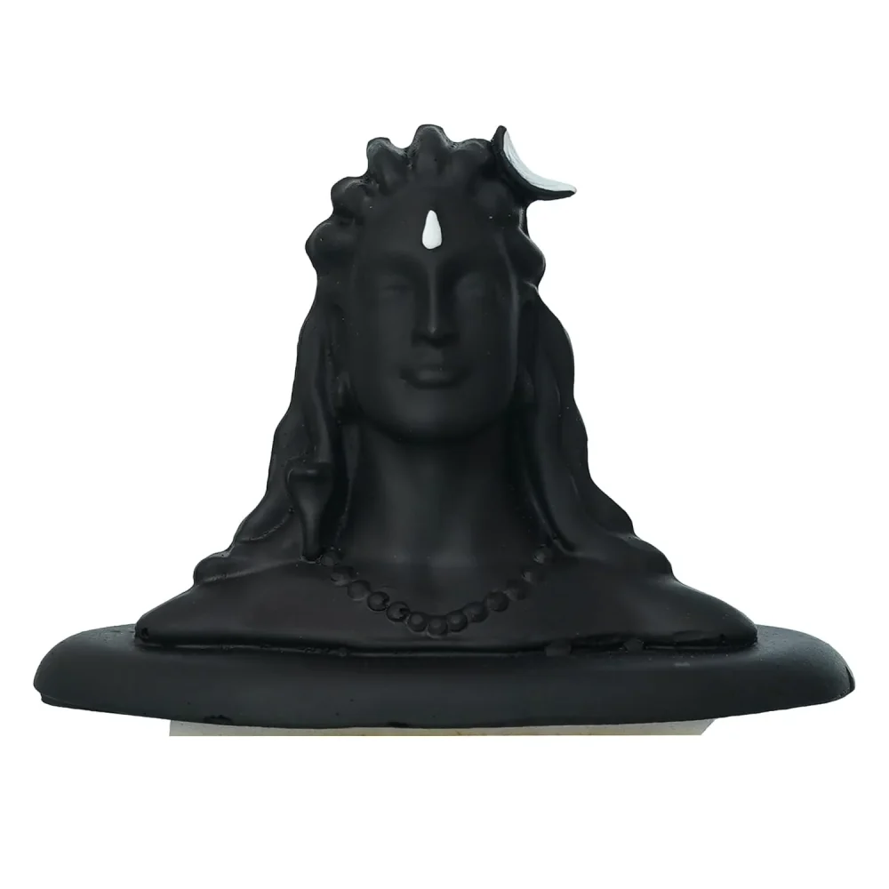 Adiyogi Shiva  (Self Adhesive, Black, 2.5 in)