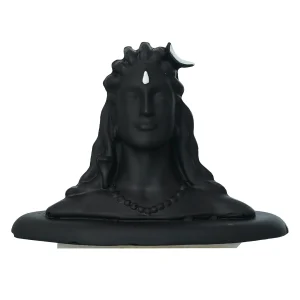 package Contents: 1 Polyresin Adiyogi Shiva Statue For Home And Car Dashboard With Self Adhesive Tape Product Dimension: 3 x 1.75 x 2.5 Inches Material: Resin With Black Finish Best Gift for Home, Office, Car Dashboard, Office table/ Desk, Marriage Anniversary, Parents, Mother's Day, Father's Day. Wedding Gift, Birthday gift,...
