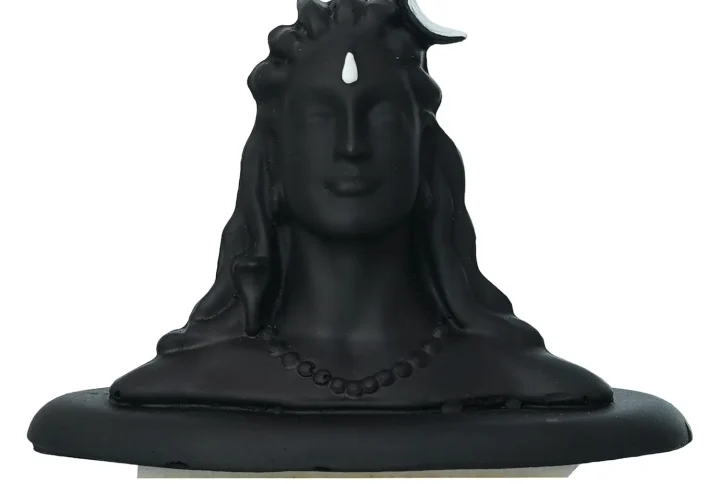package Contents: 1 Polyresin Adiyogi Shiva Statue For Home And Car Dashboard With Self Adhesive Tape Product Dimension: 3 x 1.75 x 2.5 Inches Material: Resin With Black Finish Best Gift for Home, Office, Car Dashboard, Office table/ Desk, Marriage Anniversary, Parents, Mother's Day, Father's Day. Wedding Gift, Birthday gift,...