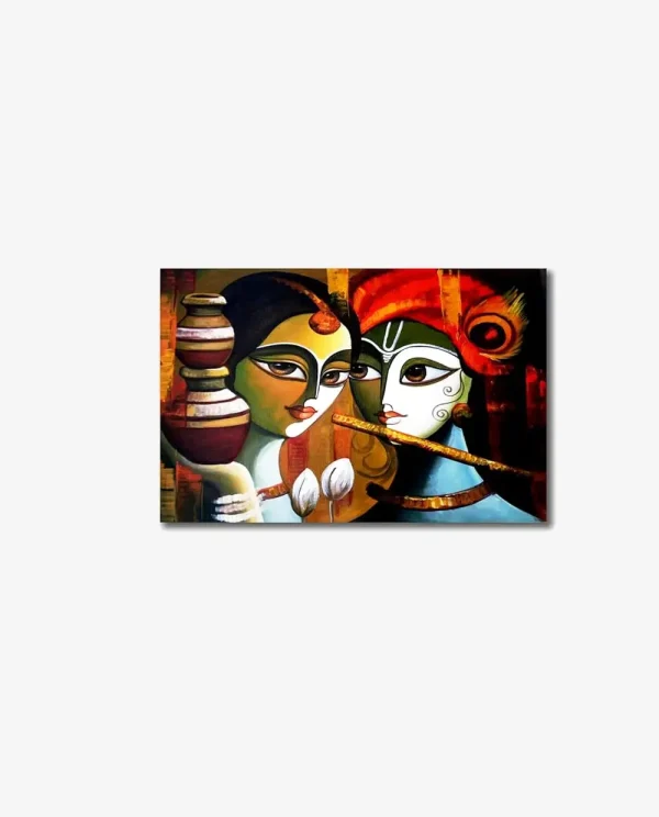 Abstract Religious Oil Painting