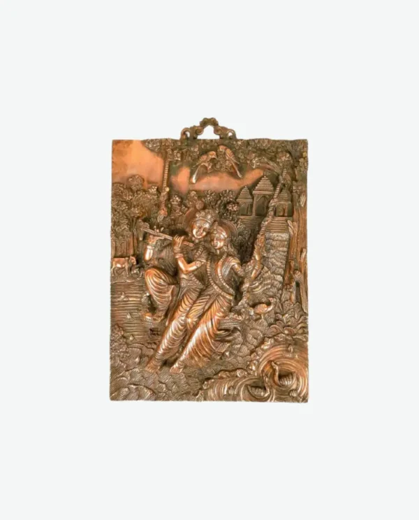 Radha Krishna Idol Wall Hanging Art