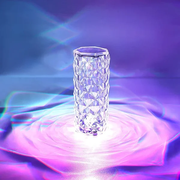 Rose Diamond Table Lamp Usb Charging Touch Lamp