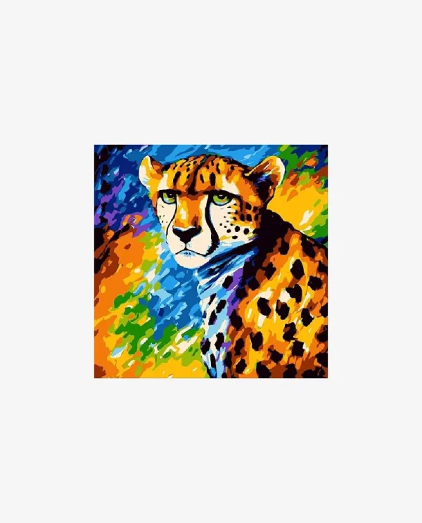 Graceful Cheetah Canvas Painting