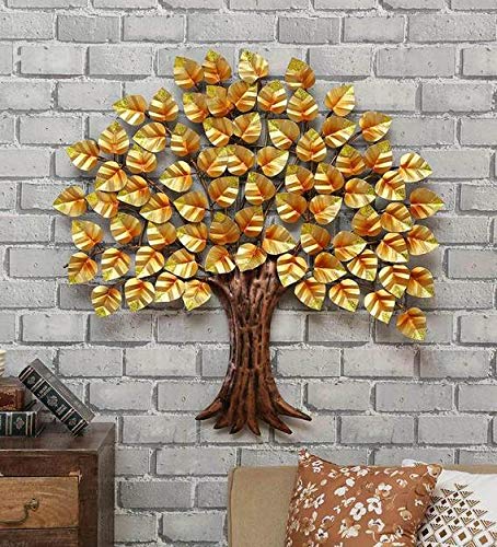 Metal Abstract Floral Tree Art
