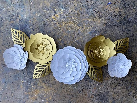 Metal Resort Flower Wall Art