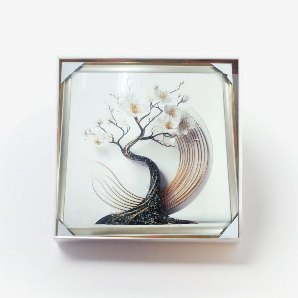 3D Embossed Painting of a Tree