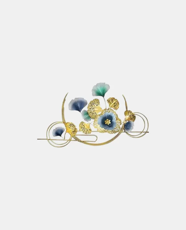 décor piece features beautifully designed abstract floral patterns that symbolize freshness, beauty, and harmony. With its artistic finish and modern appeal, it serves as a striking focal point for your living room, bedroom, dining space, or office.