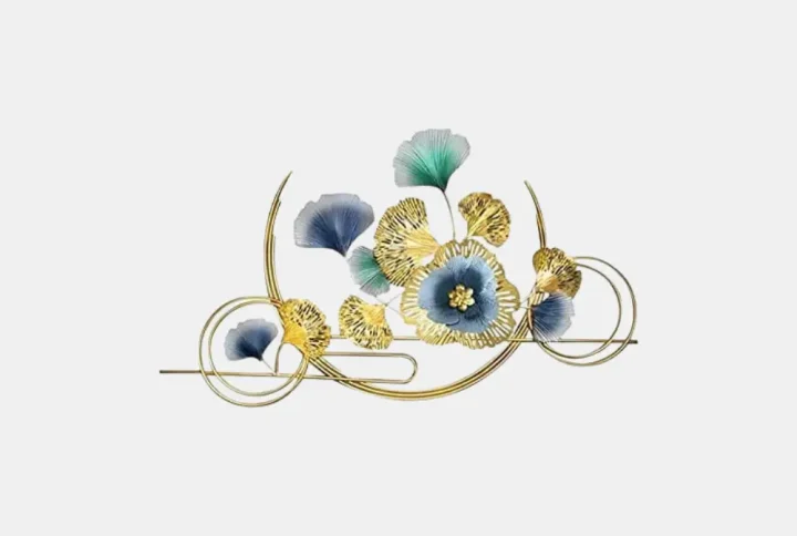 décor piece features beautifully designed abstract floral patterns that symbolize freshness, beauty, and harmony. With its artistic finish and modern appeal, it serves as a striking focal point for your living room, bedroom, dining space, or office.