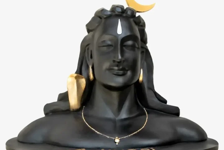 15-inch Big Adiyogi Idol: Premium craftsmanship, flawless detail, perfect for spiritual decor. Statue for home decor and office, it is matt black and high finish and detailed model.
