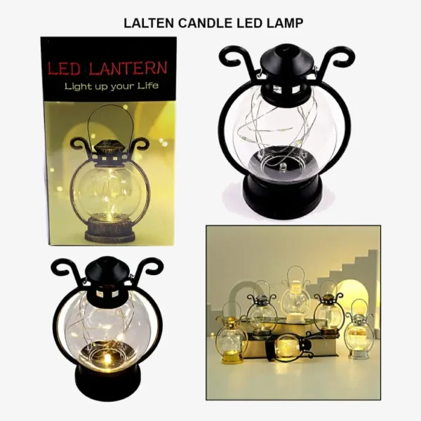 BATTERY OPERATED LED LANTERN LAMP: Every Kuber Industries premium LED hanging lantern for home decor is battery-operated & completely flameless