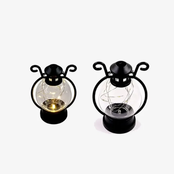 BATTERY OPERATED LED LANTERN LAMP: Every Kuber Industries premium LED hanging lantern for home decor is battery-operated & completely flameless