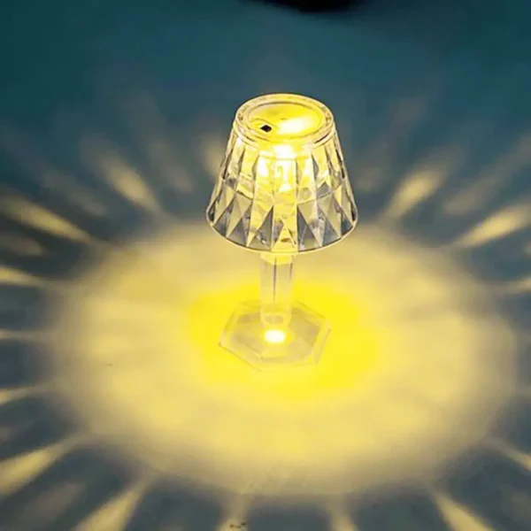 1Pc Small Led Table Lamp Mini Projection Lamp for Night Light, Gifting, Birthday, Home, Indoor, Outdoor Decoration