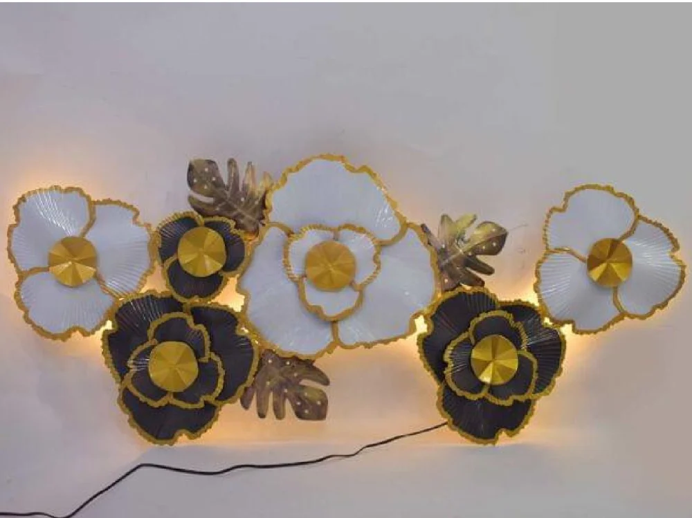 Golden Decorative Metal Wall Art