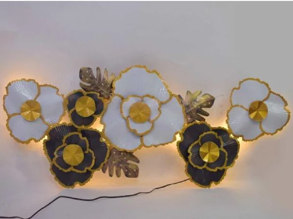 Golden Decorative Metal Wall Art