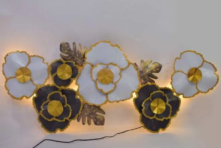 Golden Decorative Metal Wall Art