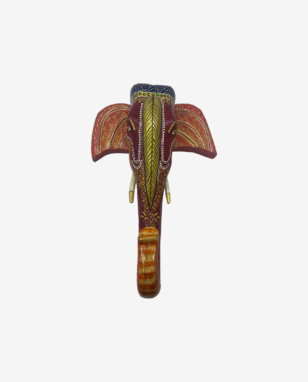 Handpainted-Wooden-Elephant-Head-Wall-Hanging-1