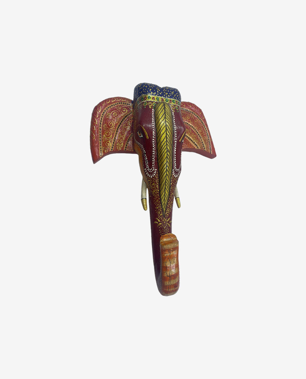 Handpainted-Wooden-Elephant-Head-Wall-Hanging-3