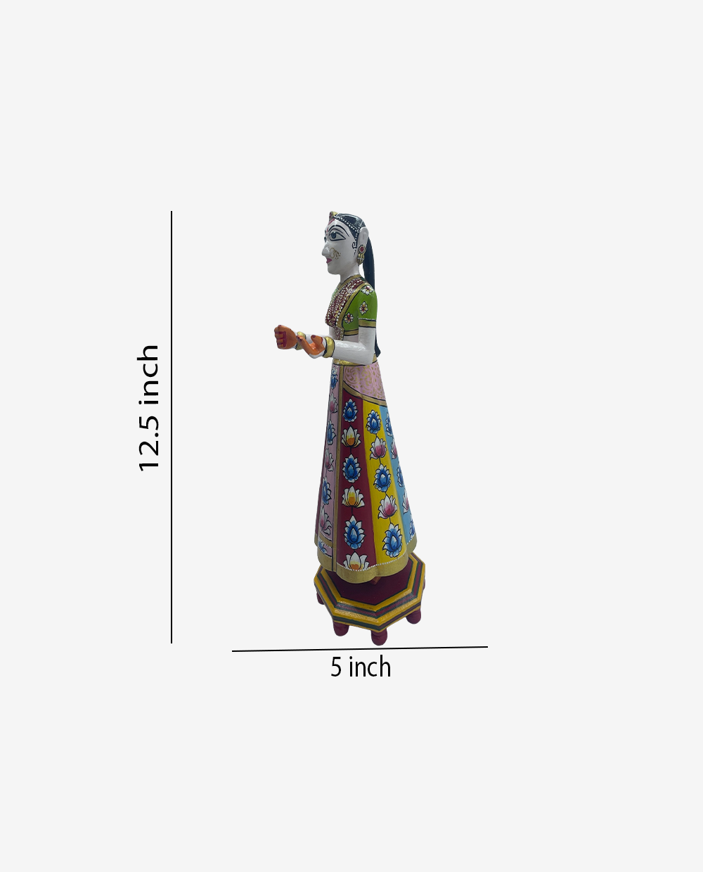 Rajasthani-Wooden-Gangaur-Idol-Set–Isar-&-Gangor-2