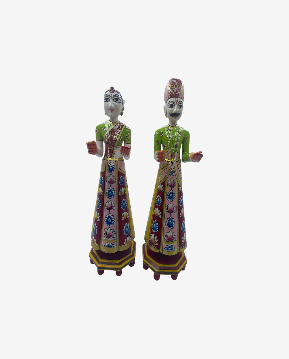 Rajasthani-Wooden-Gangaur-Idol-Set–Isar-&-Gangor-5