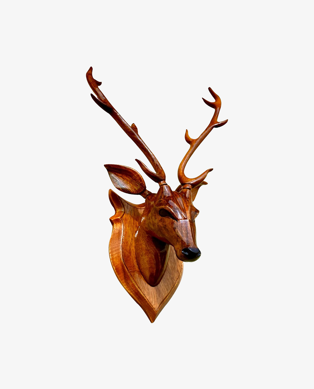 wooden-dear-head
